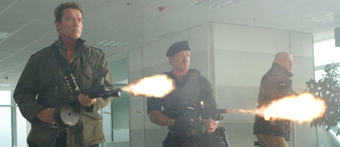 The Expendables 2 Guns 2012