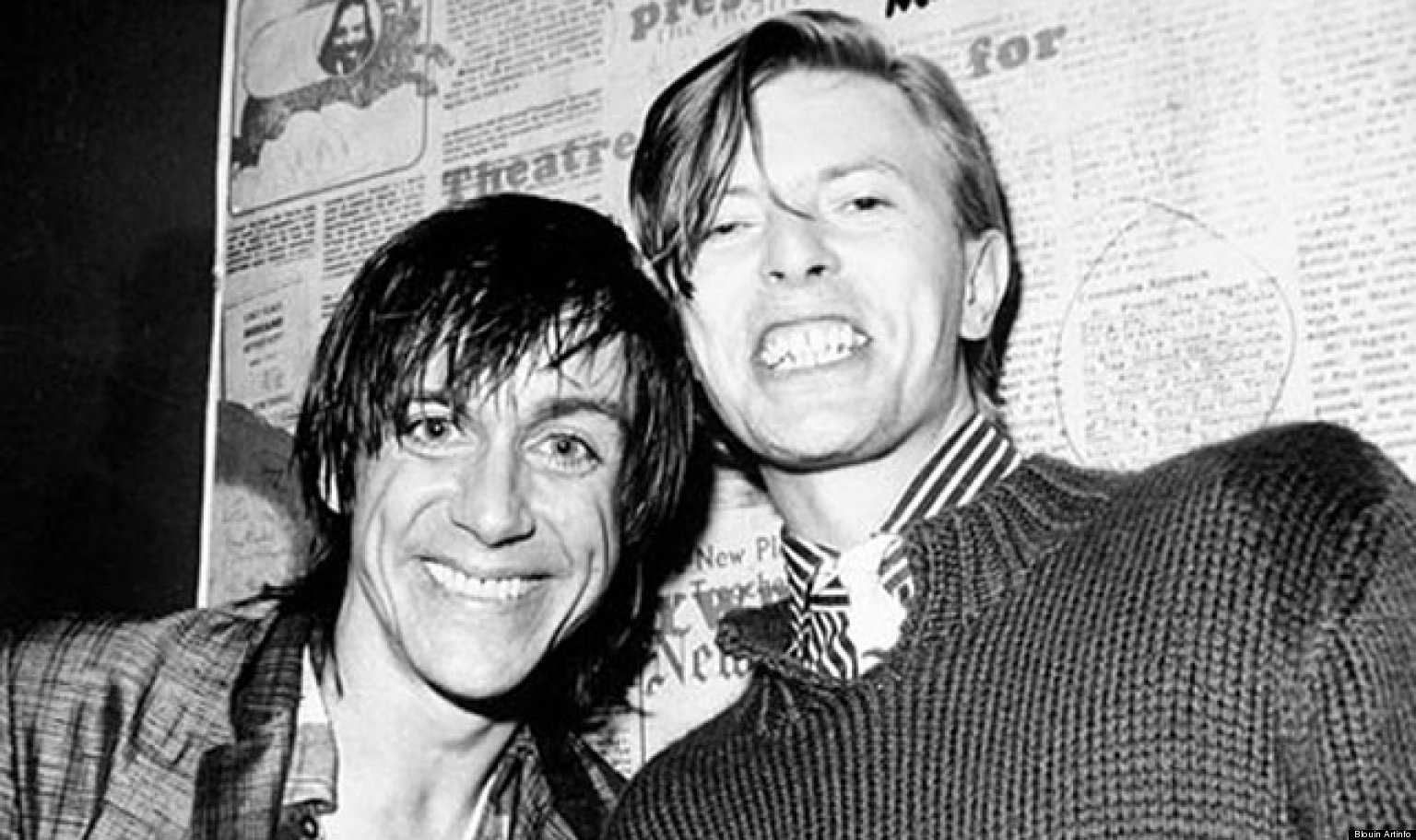 Photo David Bowie Et Iggy Pop Original David Bowie and Iggy Pop set for Biopic